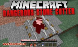 Dangerous Stone Cutter mod for minecraft logo