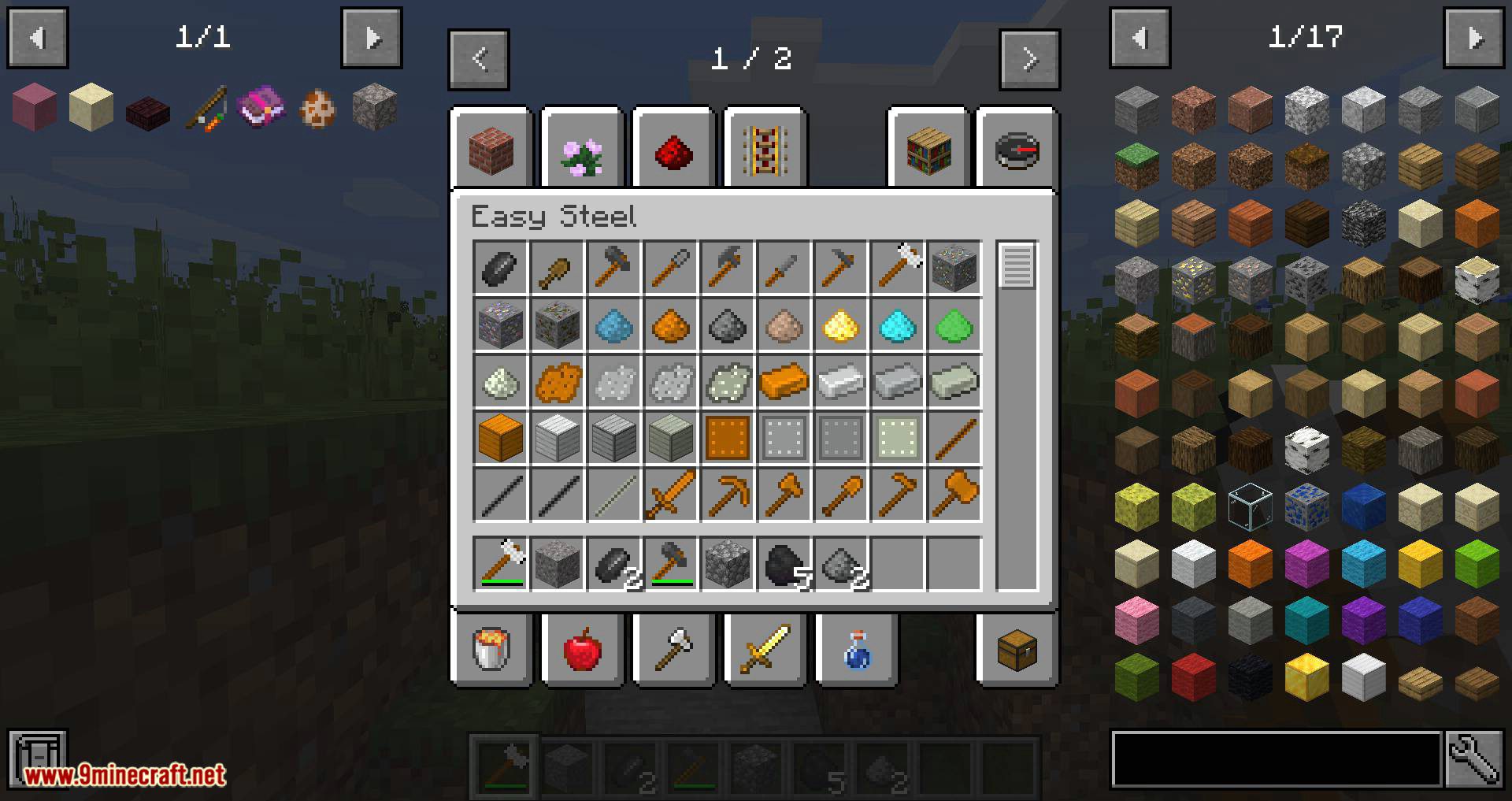 Easy Steel and More mod for minecraft 01