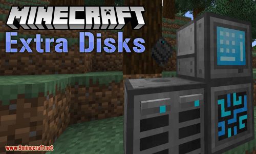 Extra Disks mod for minecraft logo