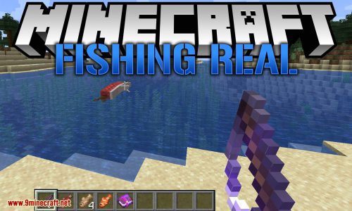 Fishing Real mod for minecraft logo