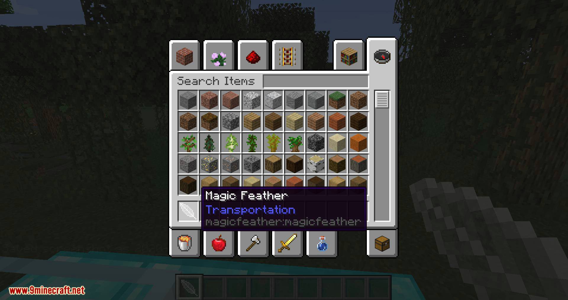 Magic Feather mod for minecraft 02