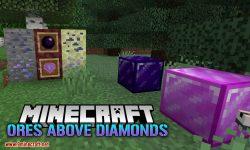 Ores Above Diamonds mod for minecraft logo