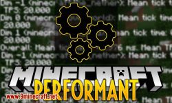 Performant mod for minecraft logo