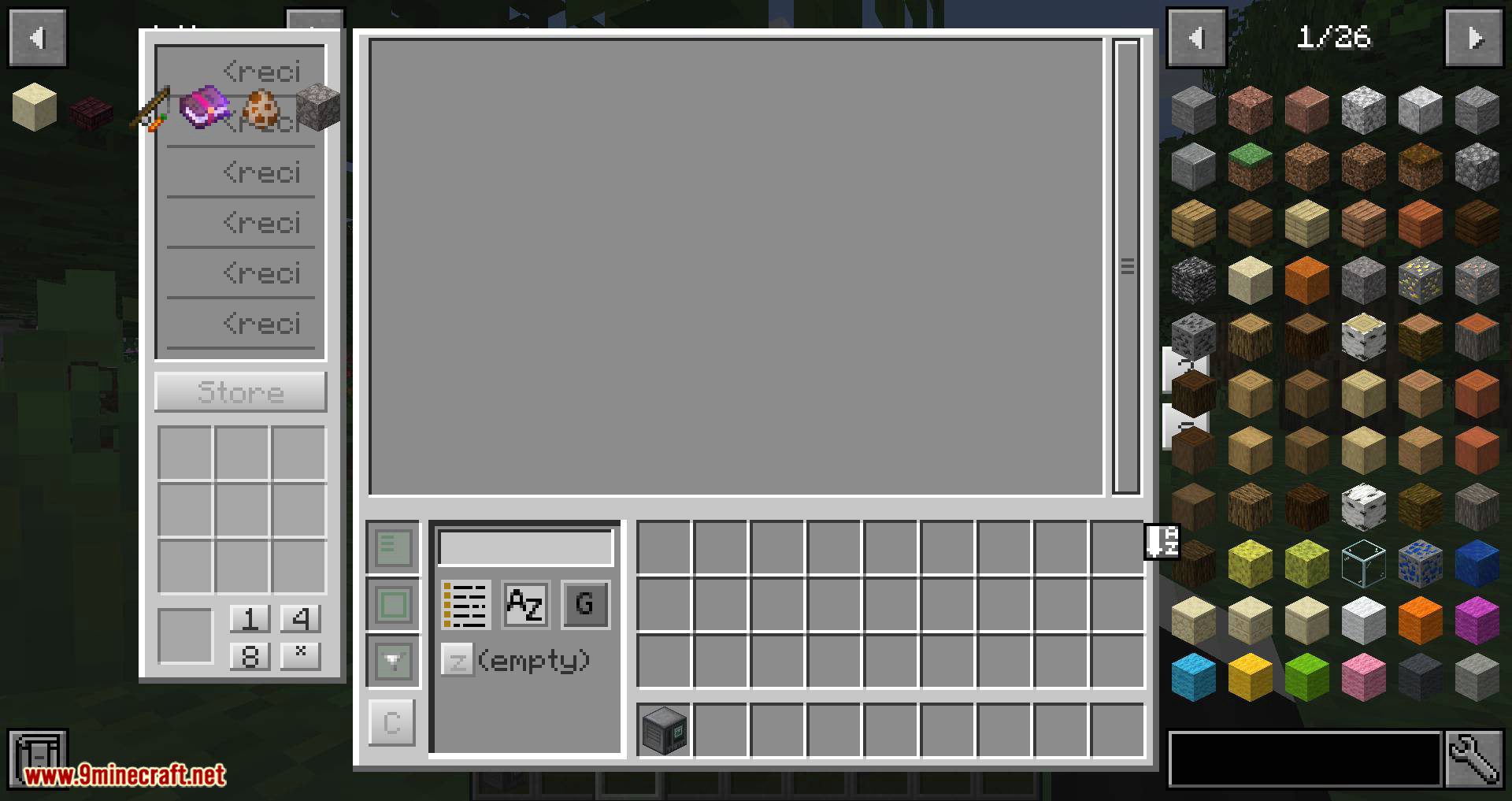 RFTools Storage mod for minecraft 02