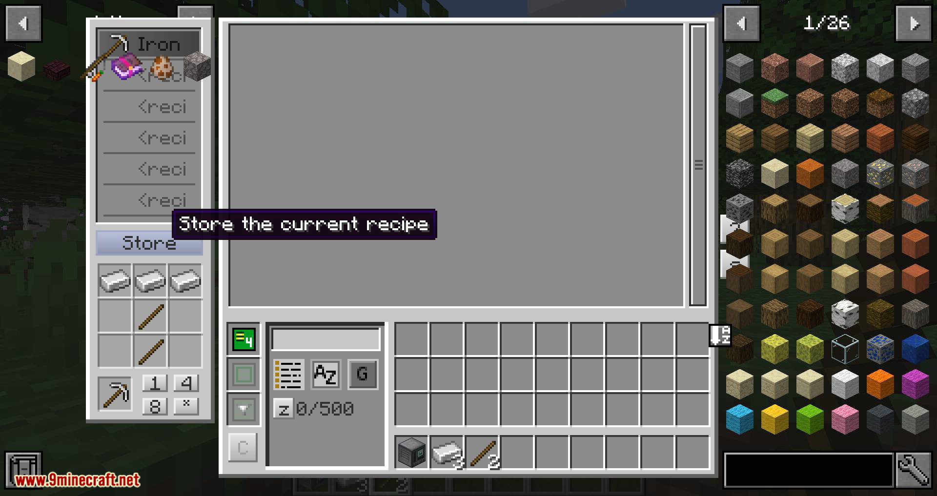 RFTools Storage mod for minecraft 06