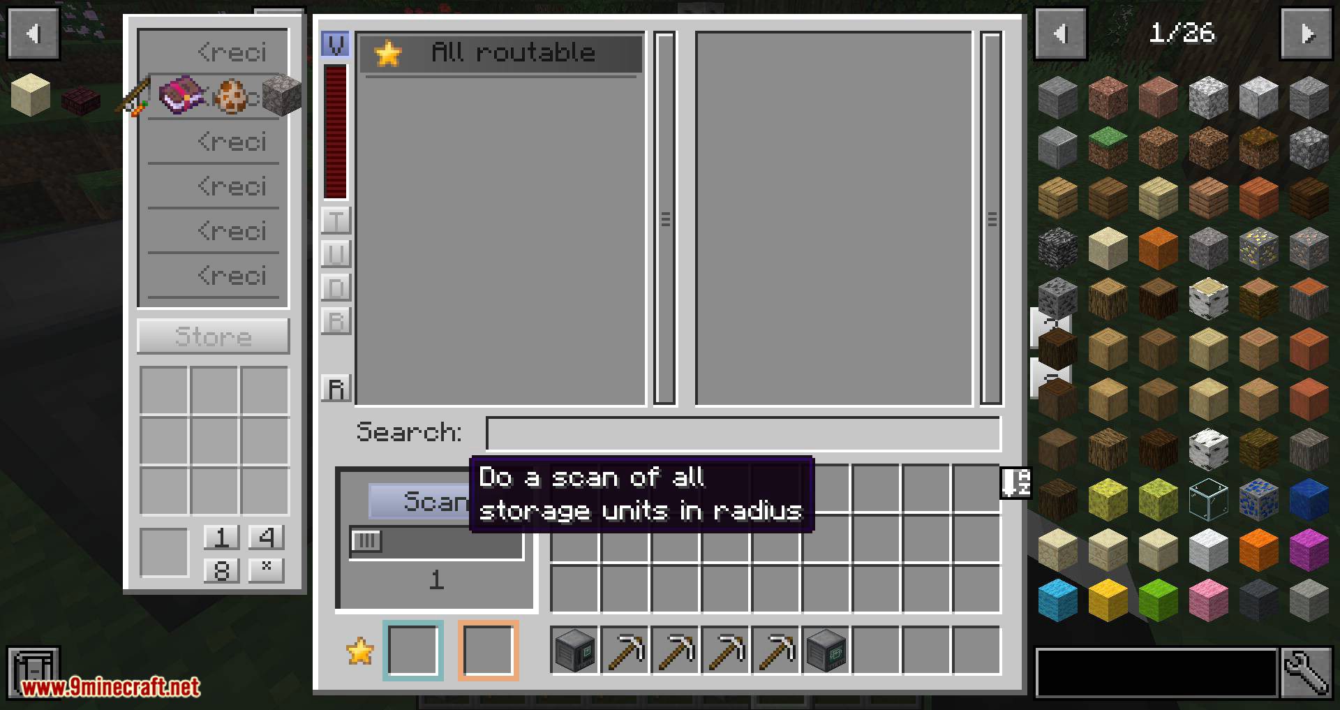 RFTools Storage mod for minecraft 11