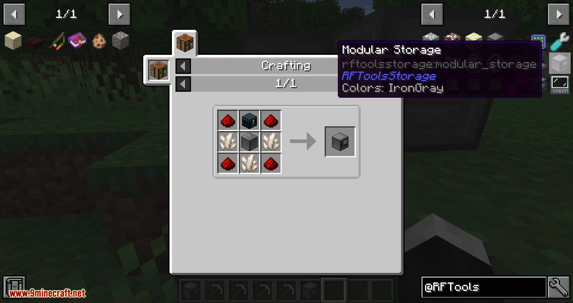 RFTools Storage mod for minecraft 13