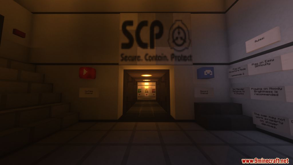 SCP containment Breach map + Texture pack DISCONTINUED (Until further  notice) Minecraft Map