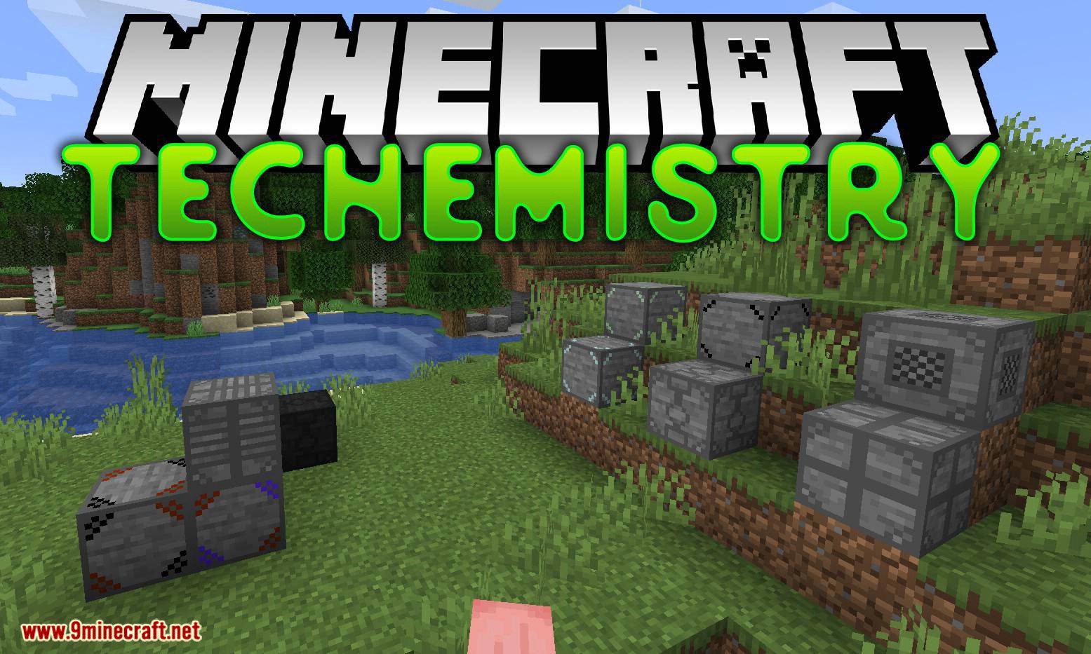 Techemistry mod for minecraft logo