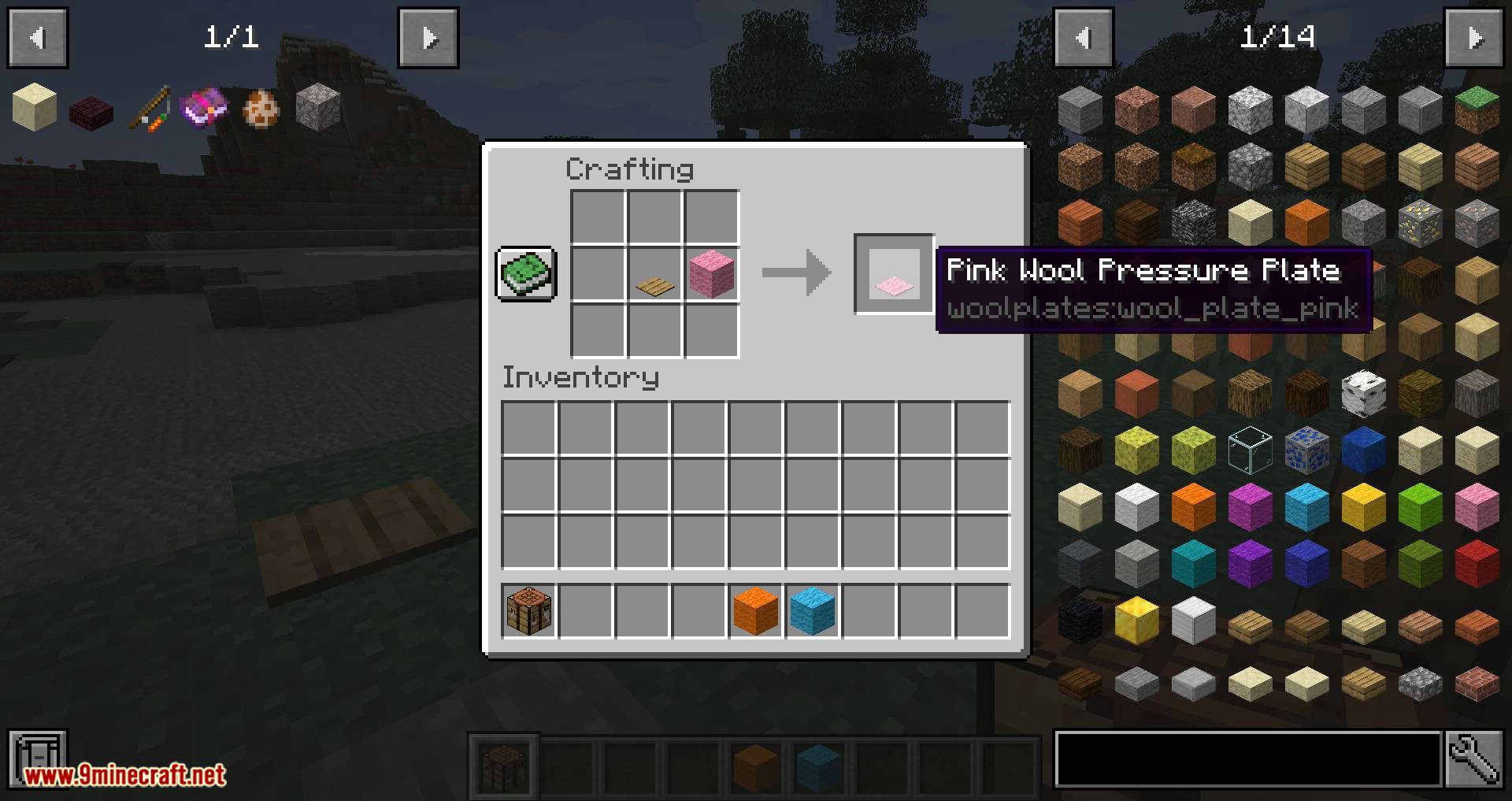 Wool Pressure Plates mod for minecraft 04