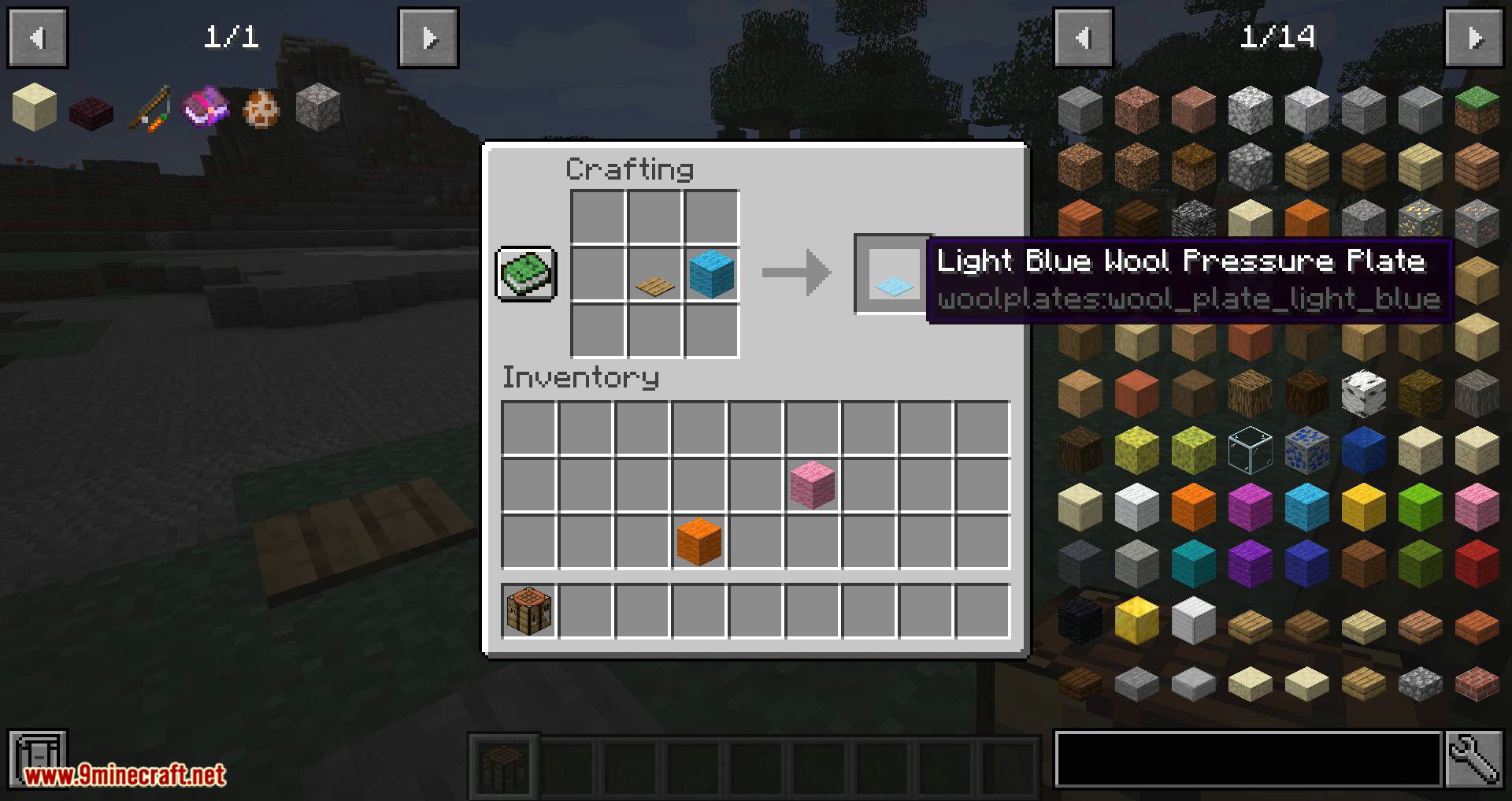 Wool Pressure Plates mod for minecraft 06