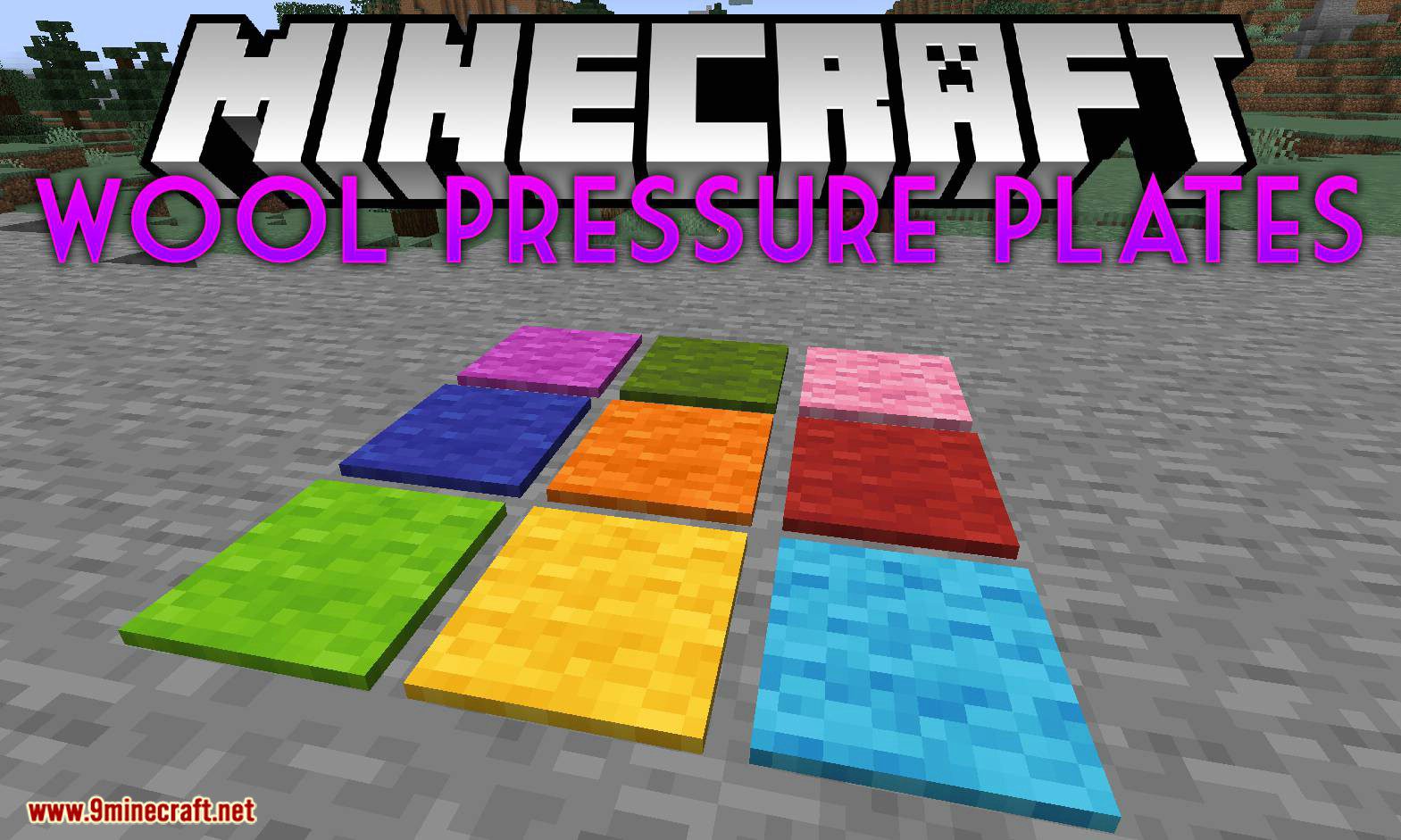 Wool Pressure Plates mod for minecraft logo