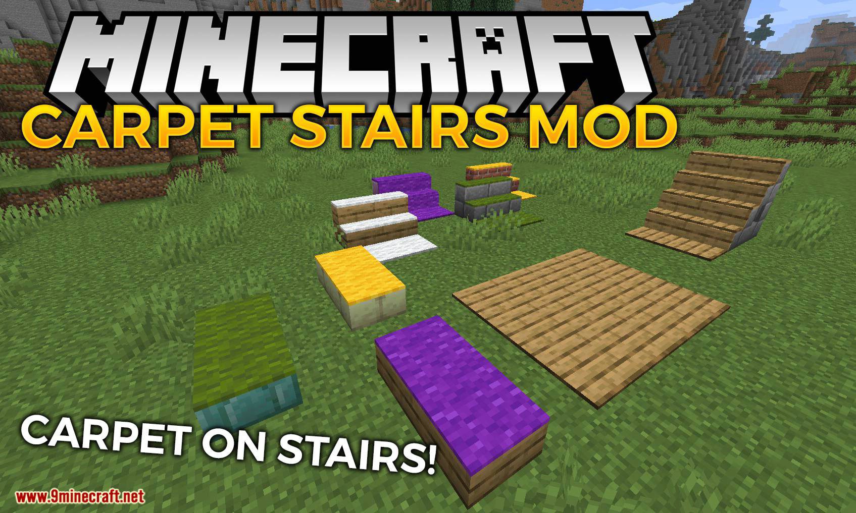 Carpet Stairs Mod for minecraft logo