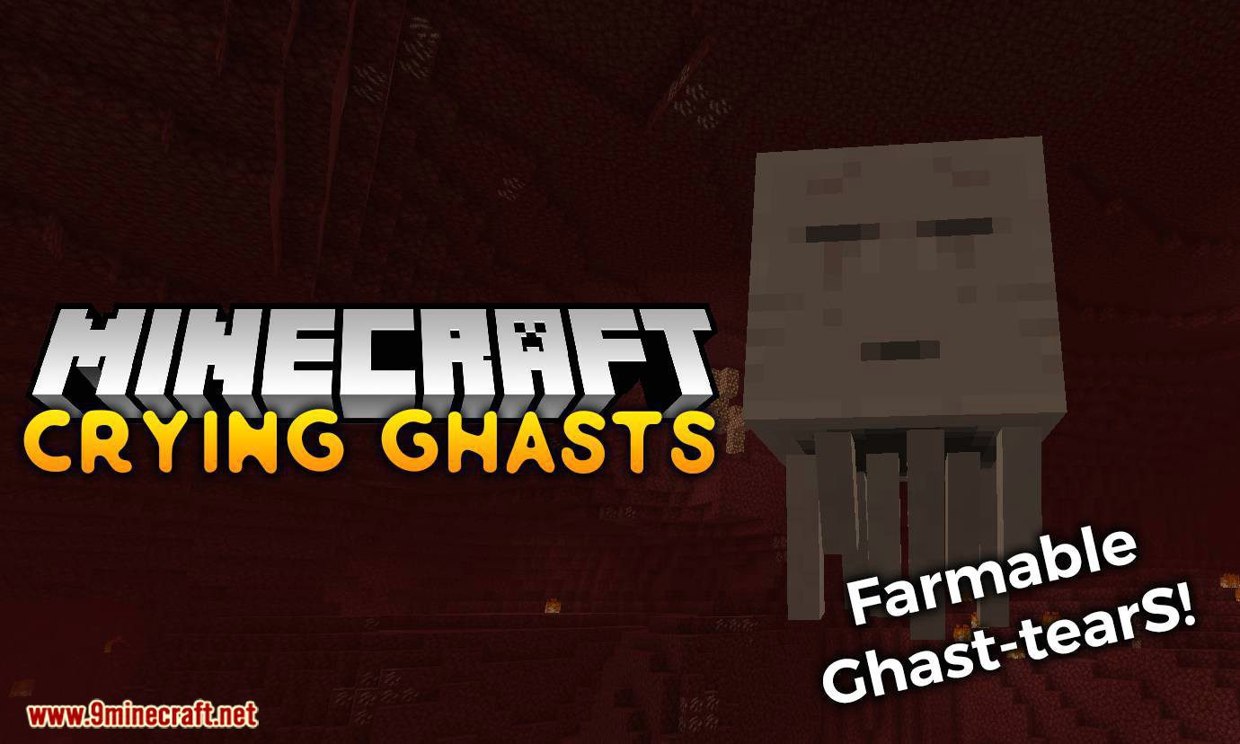 Crying Ghasts mod for minecraft logo