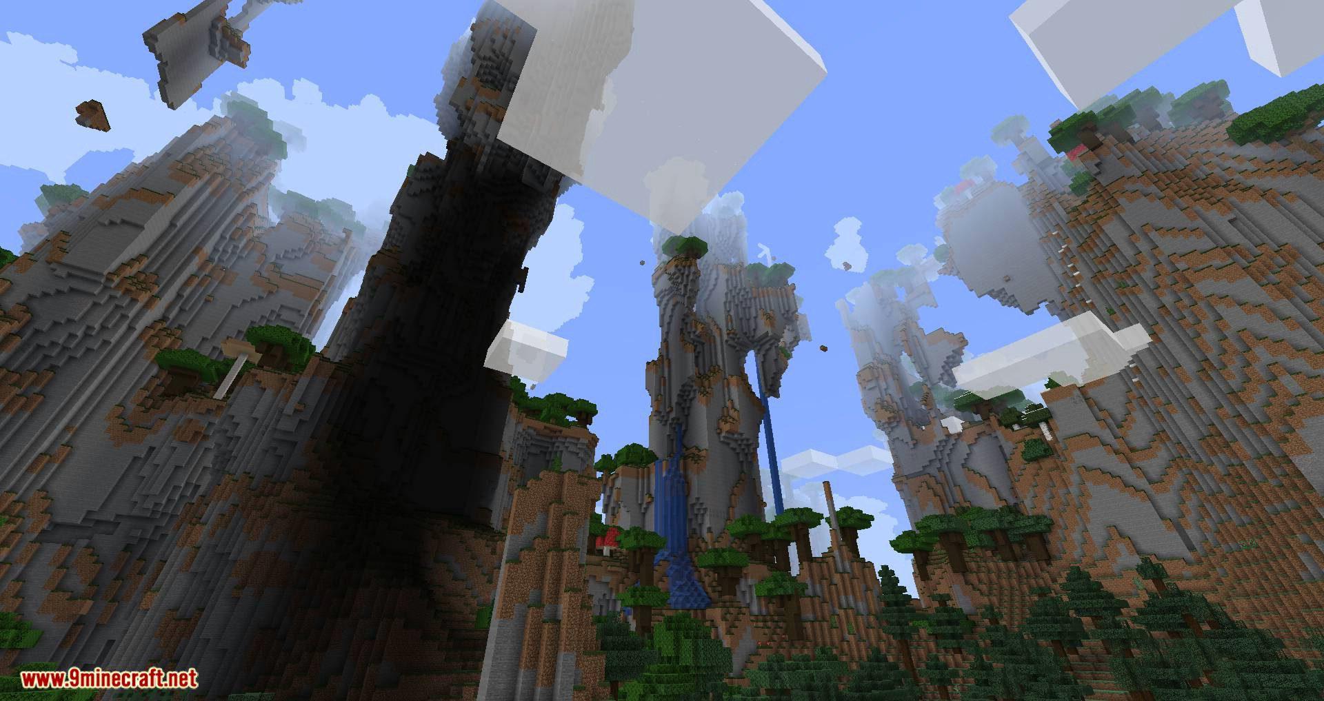 Default Amplified Biomes mod for minecraft 01