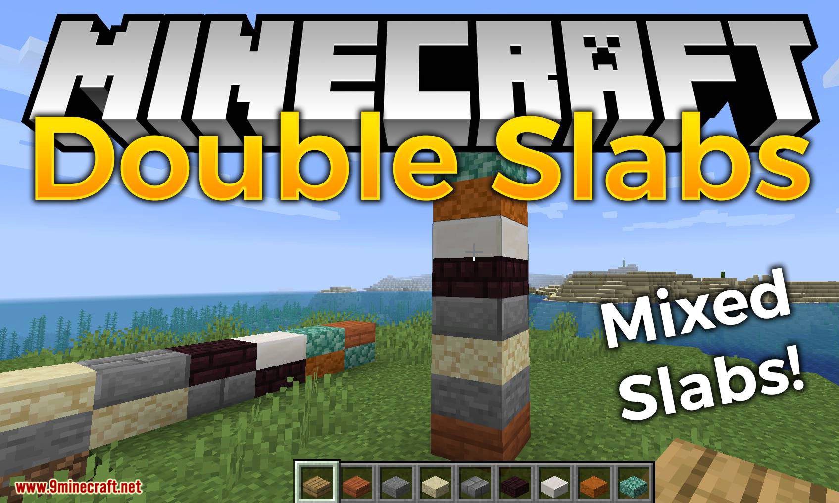 Double Slabs mod for minecraft logo