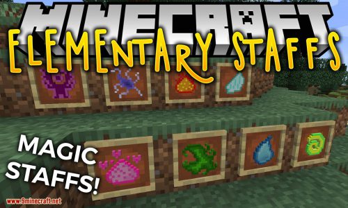 Elementary Staffs mod for minecraft logo