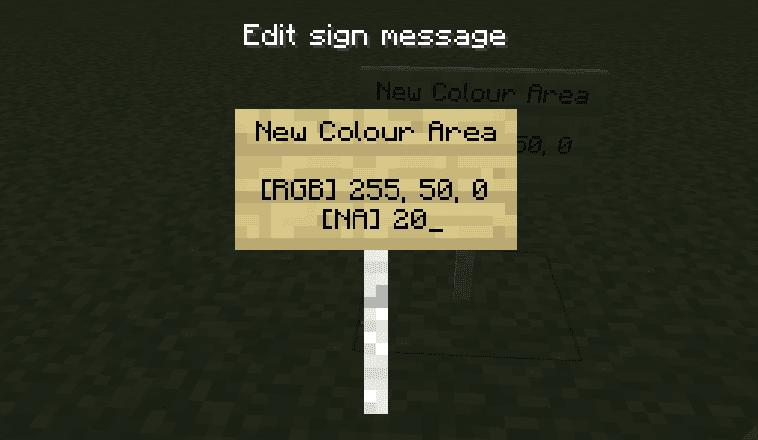 Named Areas mod for minecraft 27