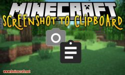 Screenshot to Clipboard mod for minecraft logo