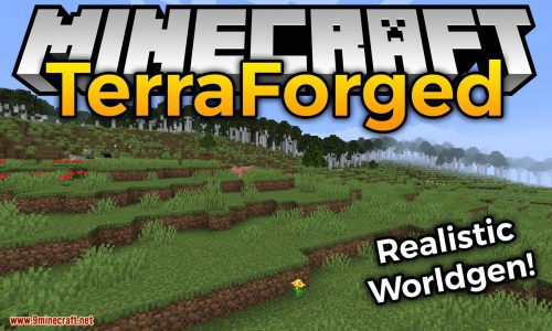 TerraForged mod for minecraft logo