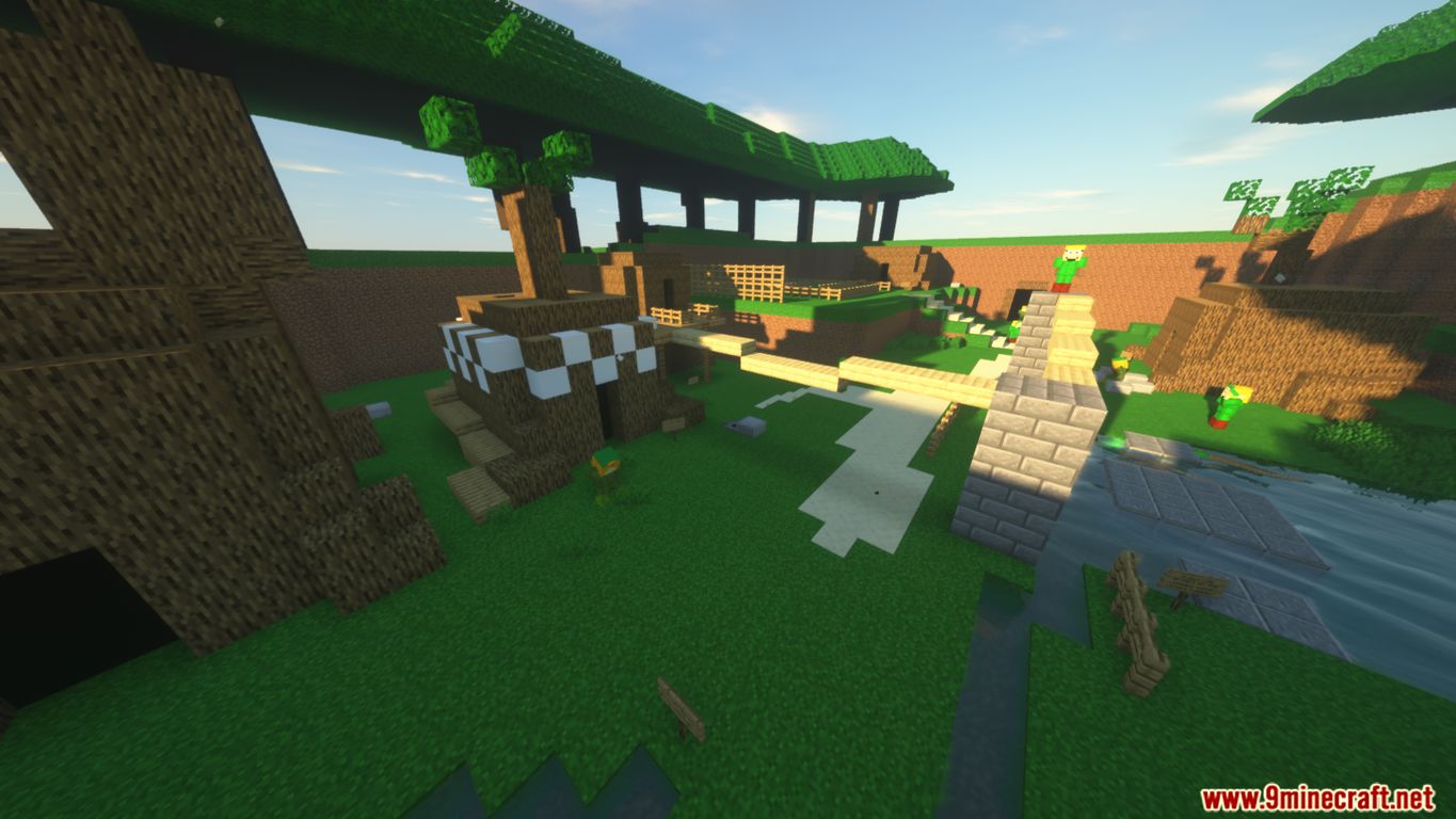 The Legend of Zelda Ocarina of Time Map 1.14.4 for Minecraft