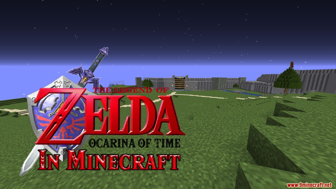 Legend of Zelda: Ocarina of Time Minecraft Hyrule Map - Zelda Dungeon