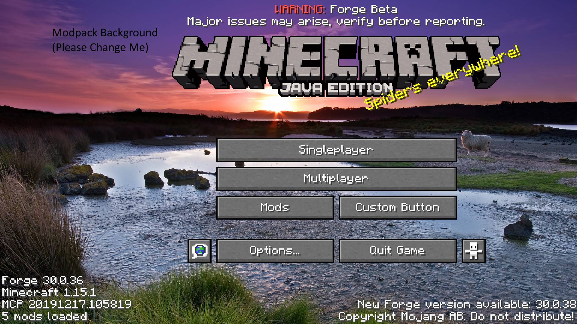 packmenu mod for minecraft 22