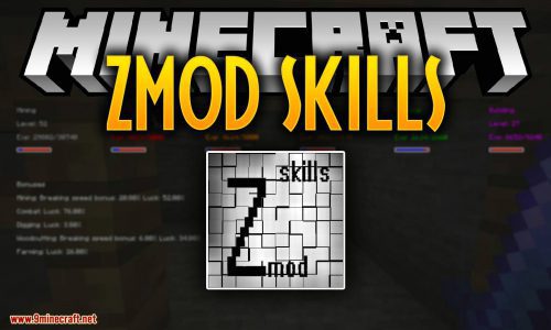 zmodskills mod for minecraft logo