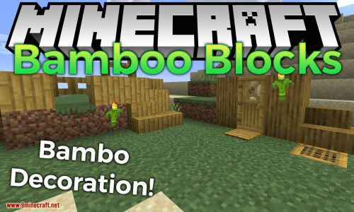 Bamboo Blocks mod for minecraft logo