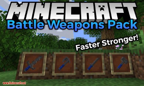 Battle Weapons Pack mod for minecraft logo
