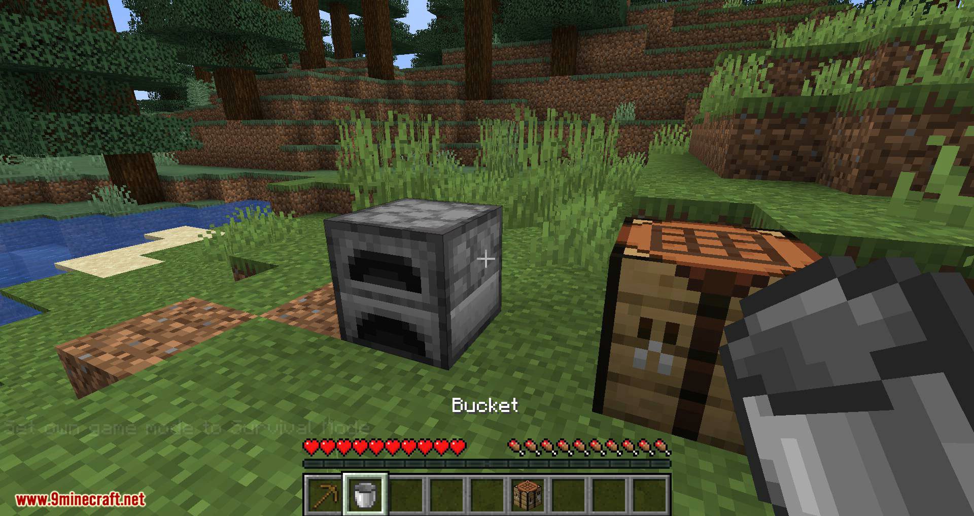 Clay Bucket mod for minecraft 02