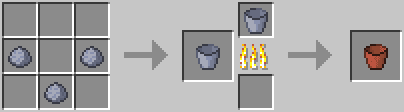 Clay Bucket mod for minecraft 21