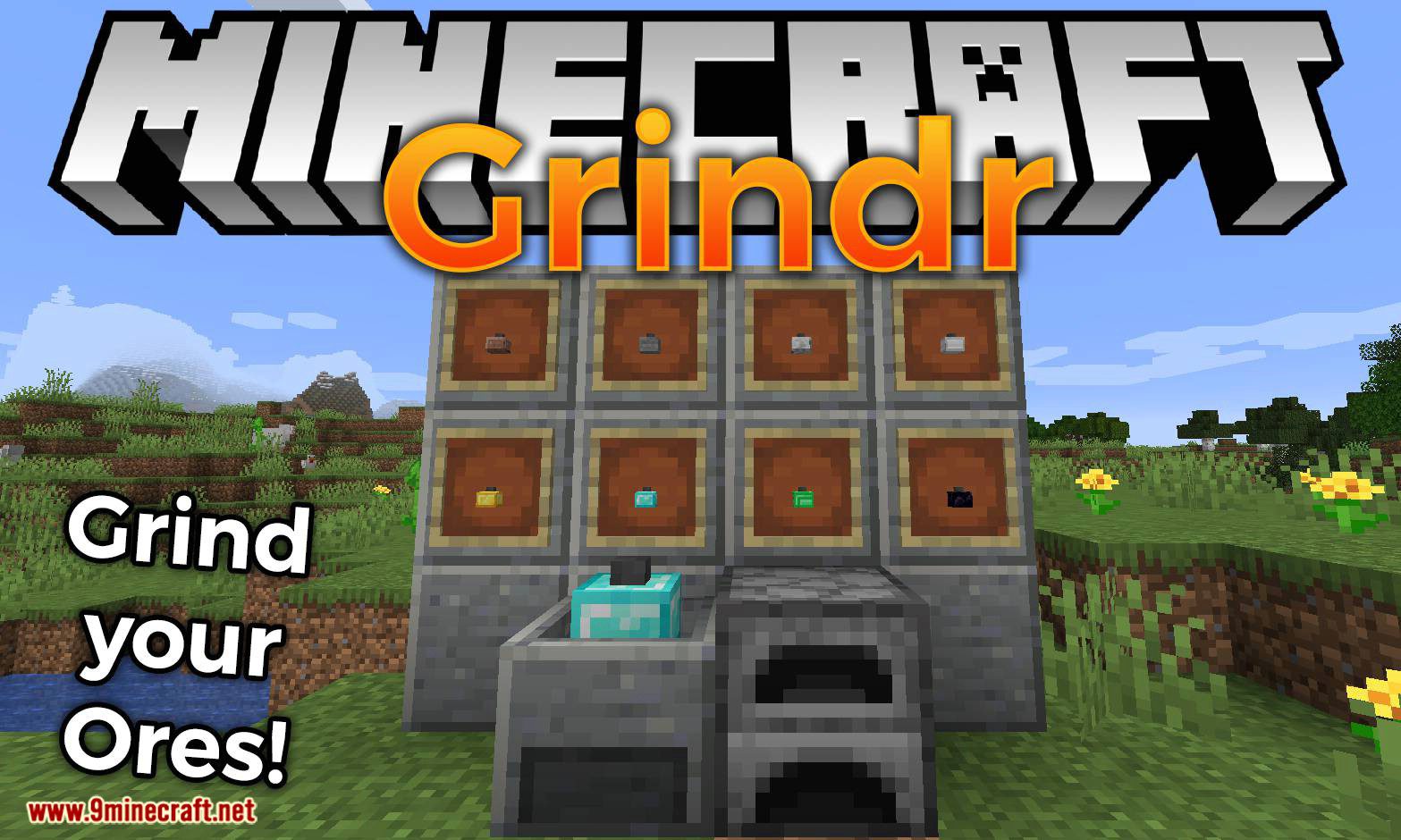 Grindr mod for minecraft logo