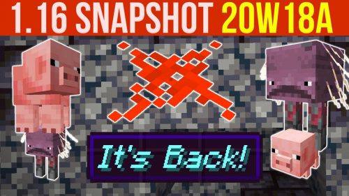 Minecraft 1.16 Snapshot 20w18a
