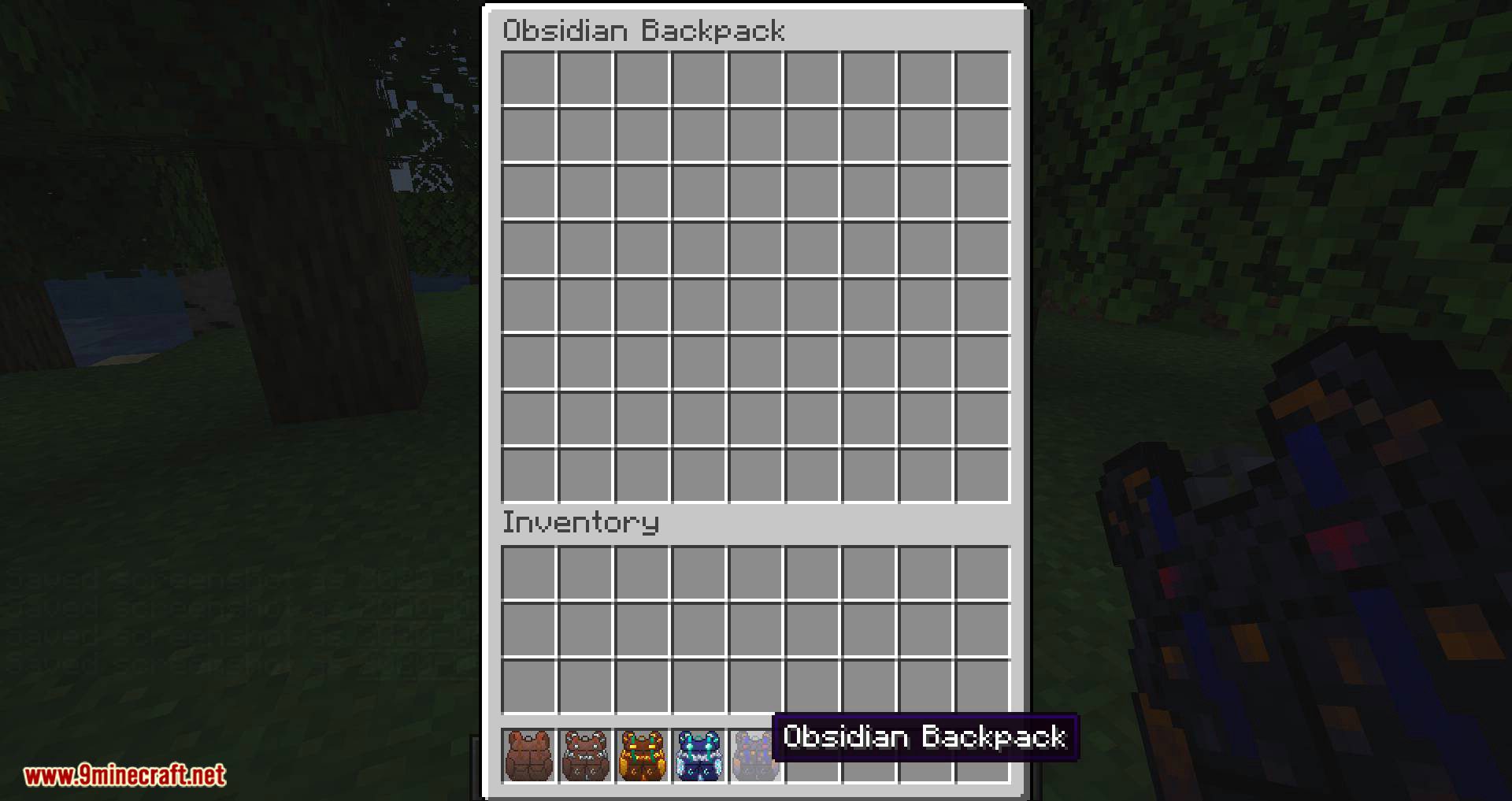 Packed Up Backpacks mod for minecraft 07