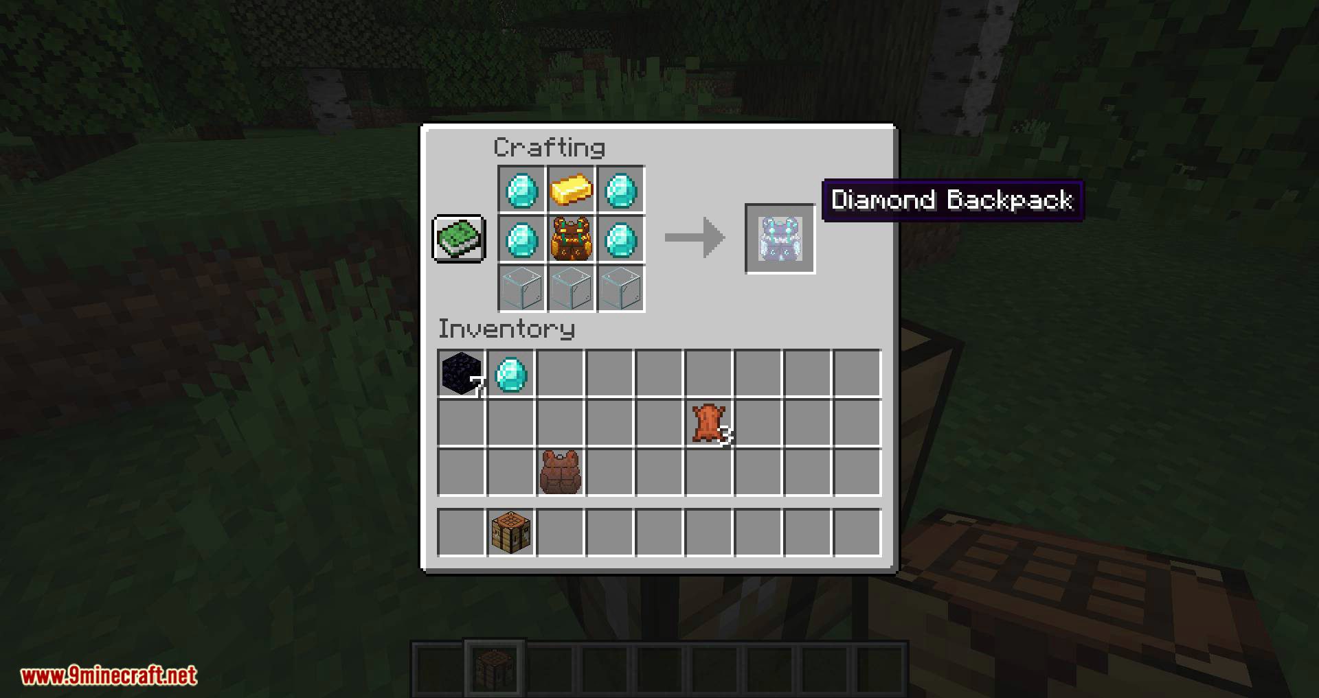 Packed Up Backpacks mod for minecraft 11