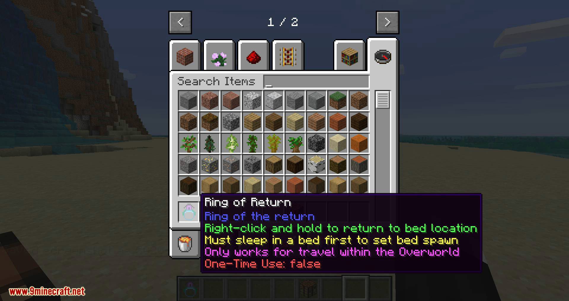 Ring of Return mod for minecraft 05