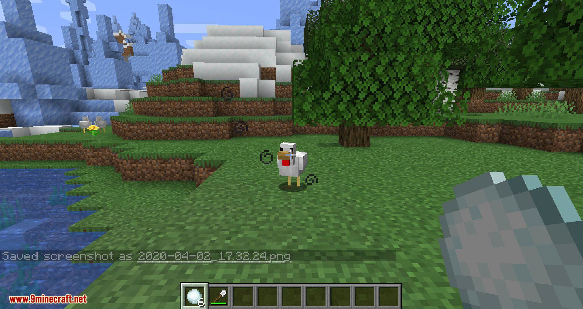 Snowballs Freeze Mobs mod for minecraft 11