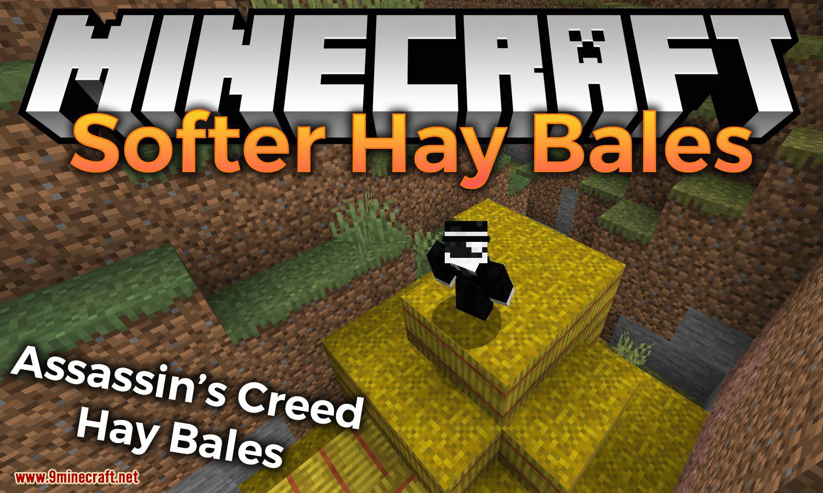 Softer Hay Bales mod for minecraft logo