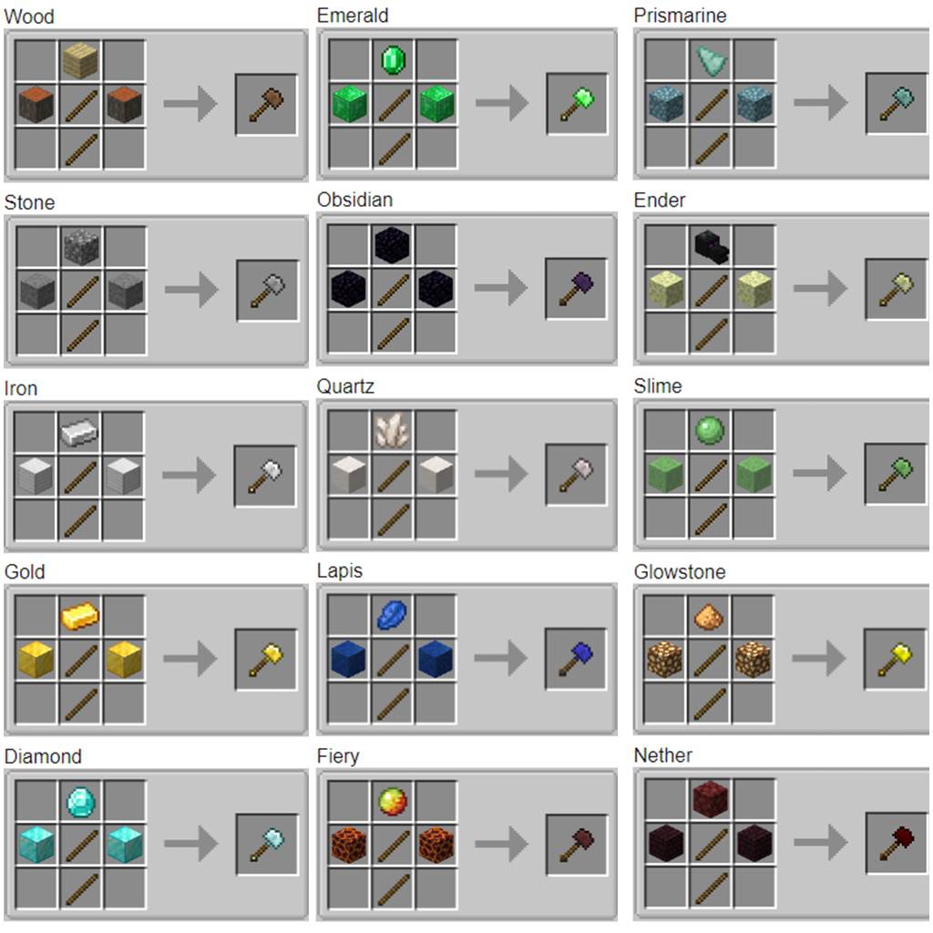 Vanilla Excavators mod for minecraft 21