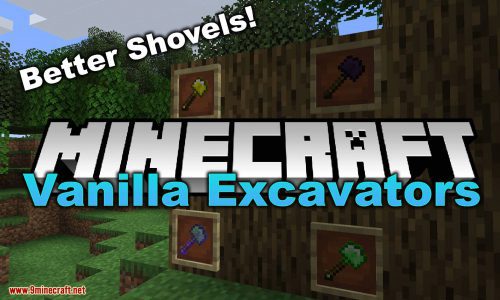 Vanilla Excavators mod for minecraft logo