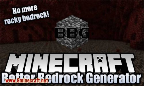 better bedrock generator mod for minecraft logo