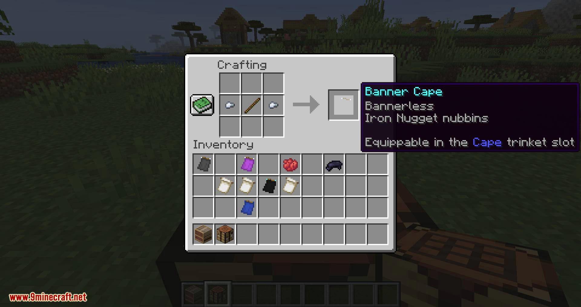 Banner Capes mod for minecraft 14