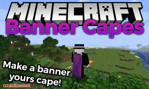 Banner Capes mod for minecraft logo