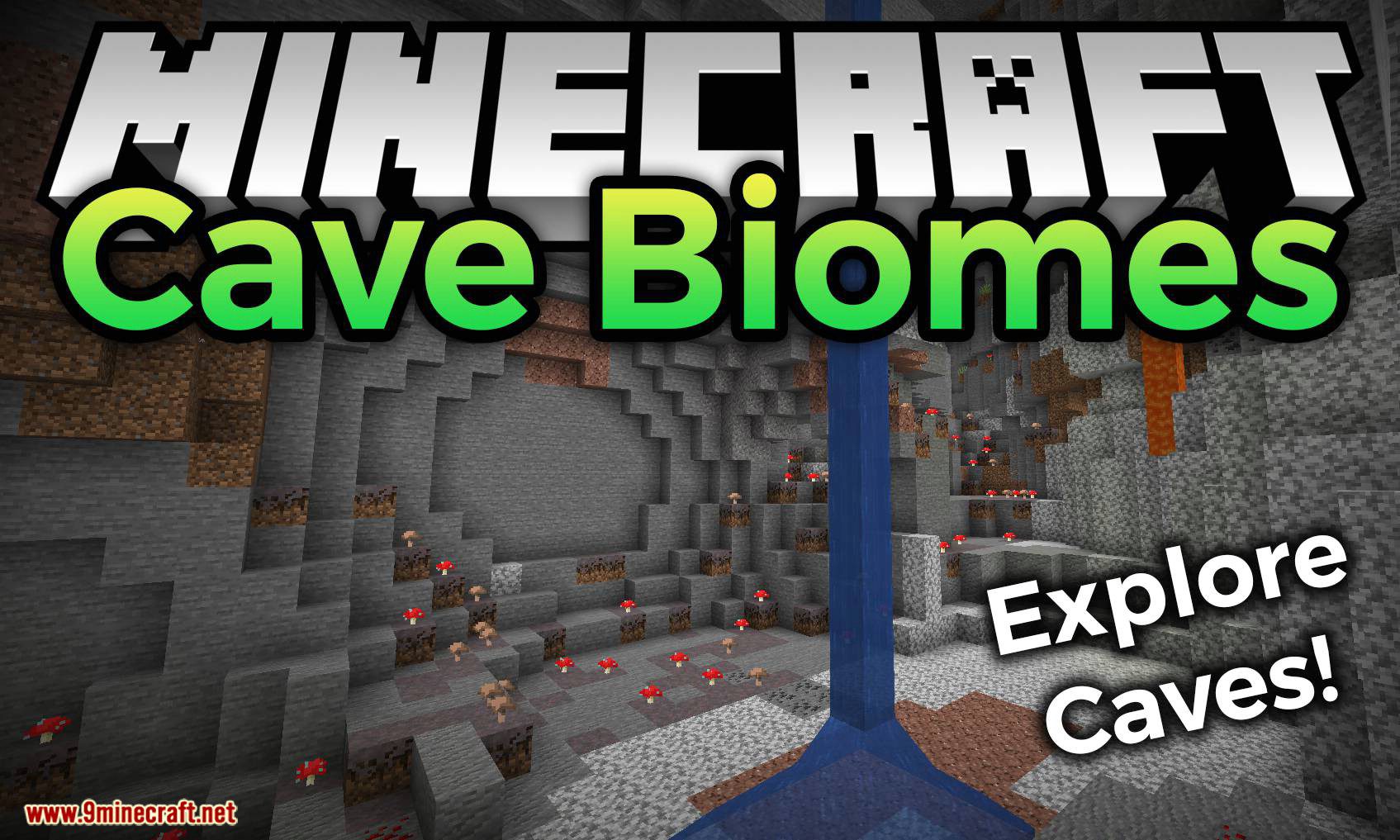 Cave Biomes mod for minecraft logo
