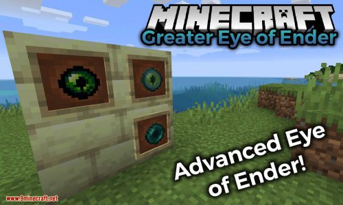Greater Eye of Ender mod for minecraft logo