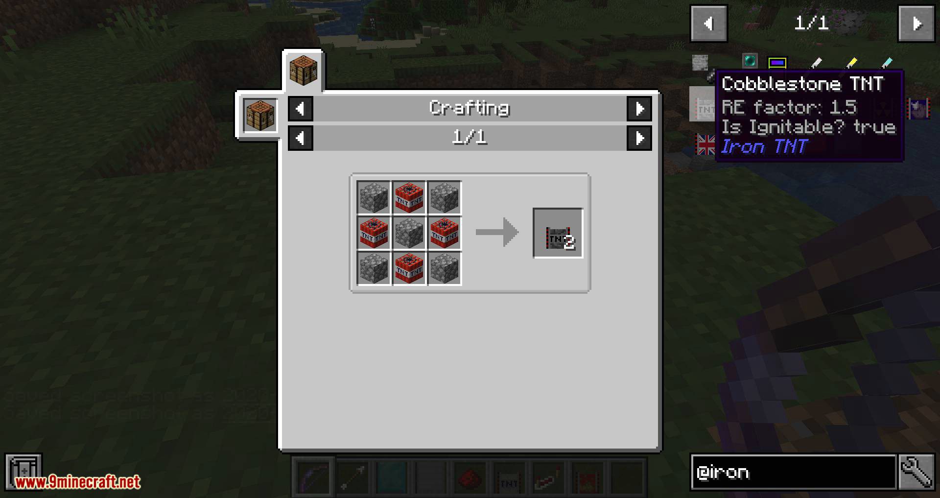 Iron TNT mod for minecraft 20