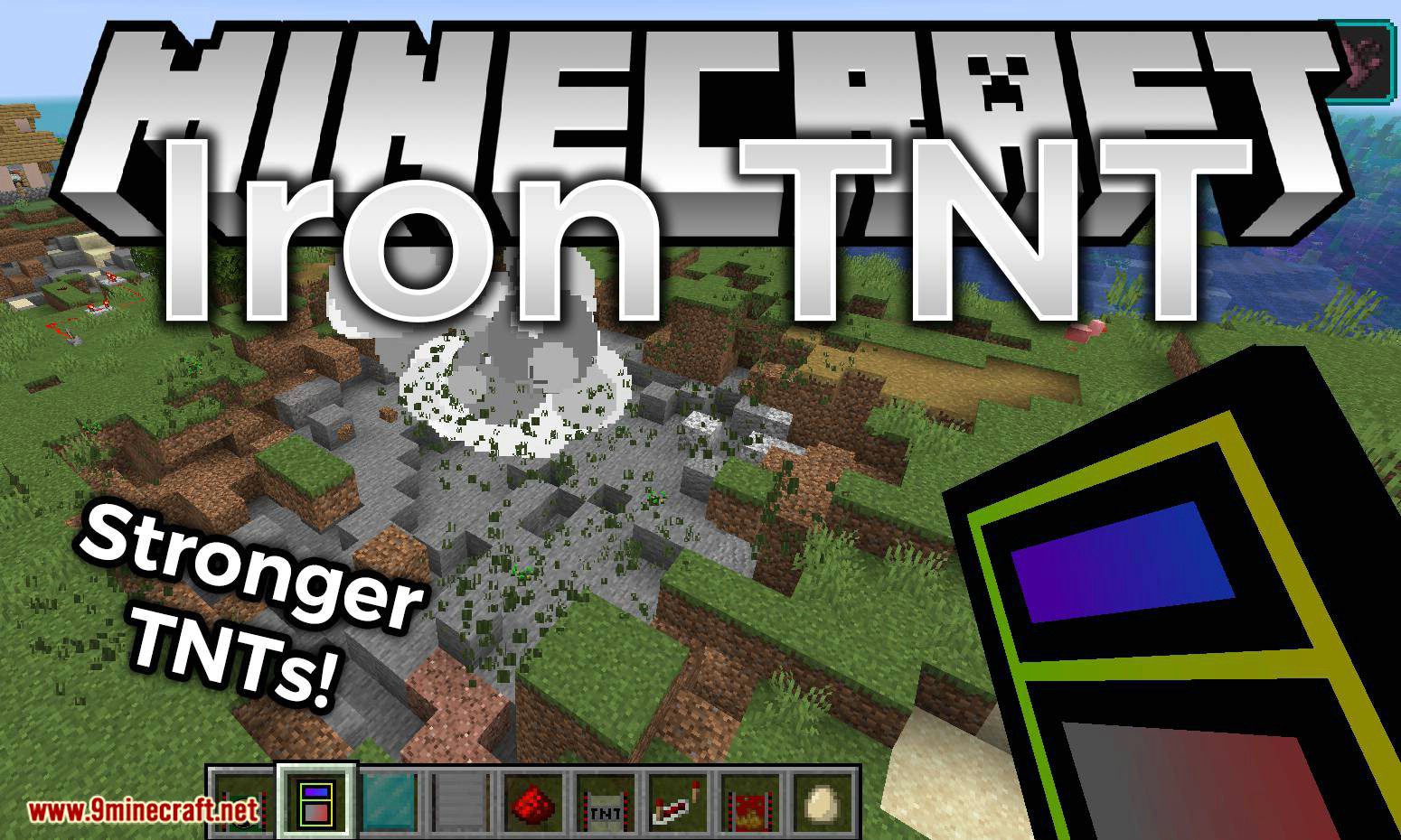 Iron TNT mod for minecraft logo