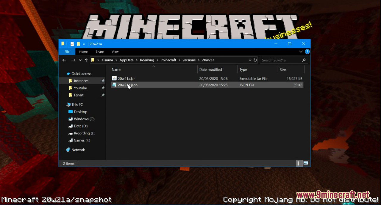 Minecraft 1.16 Snapshot 20w21a Screenshots 7