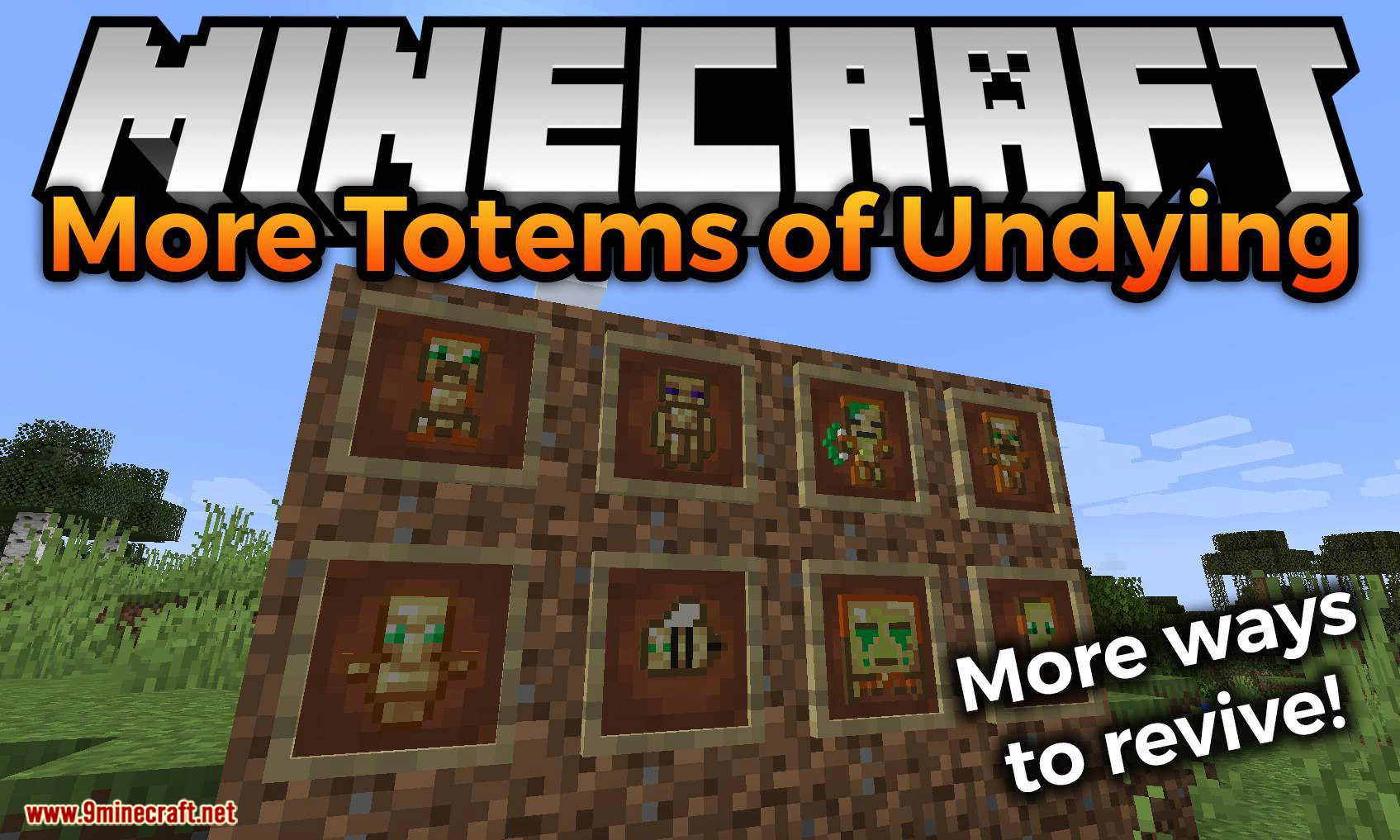 More Totems of Undying mod for minecraft logo